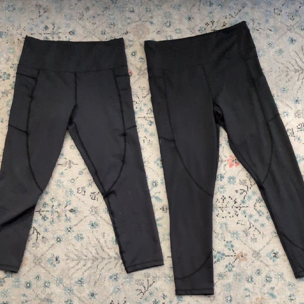 ZYIA Lot of two Black Leggings